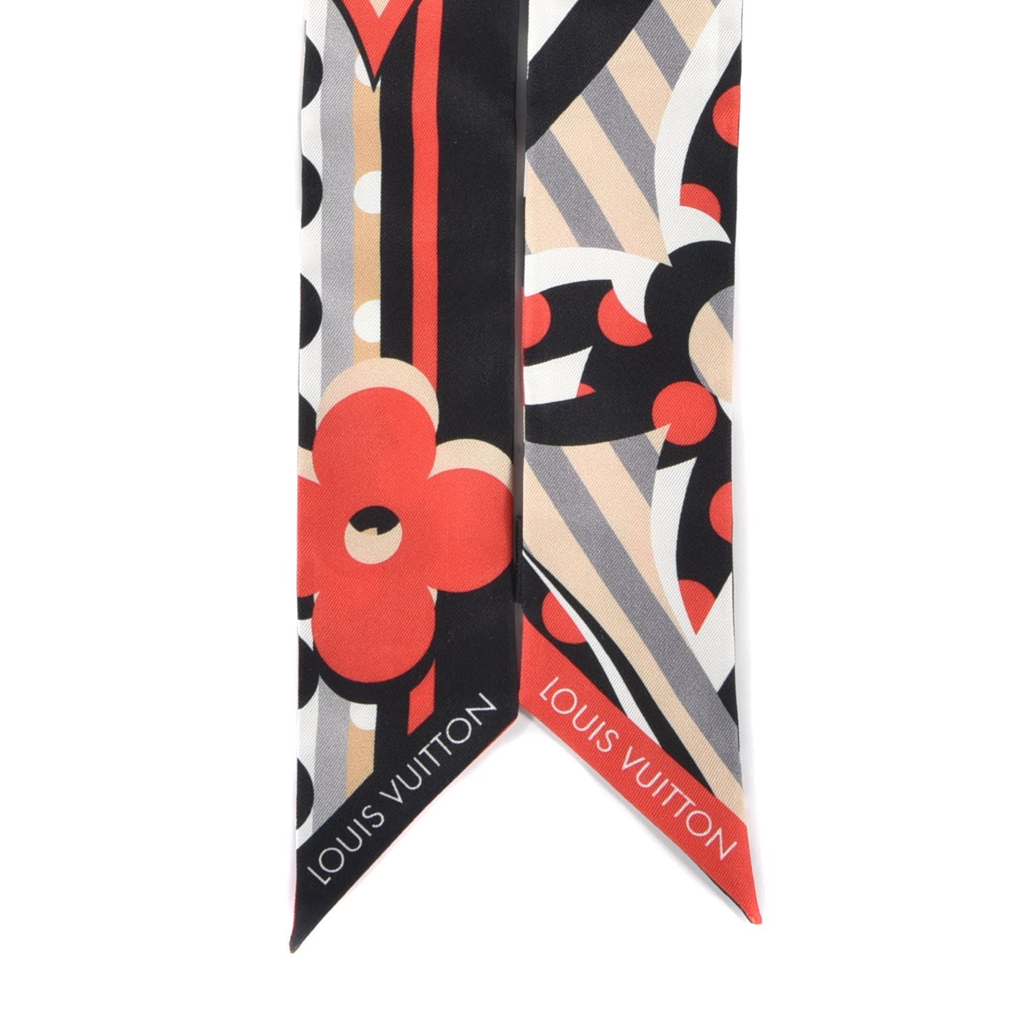 Louis Vuitton Silk Pop Monogram BB Bandeau Rouge 2 of 5