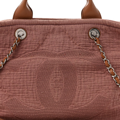 Chanel Canvas Large Double Face Tote Pink 8 of 12