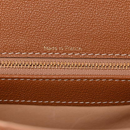 Delvaux Grained Rodeo Calfskin Surpique PM Brillant Satchel Vegetal Ivory 6 of 10