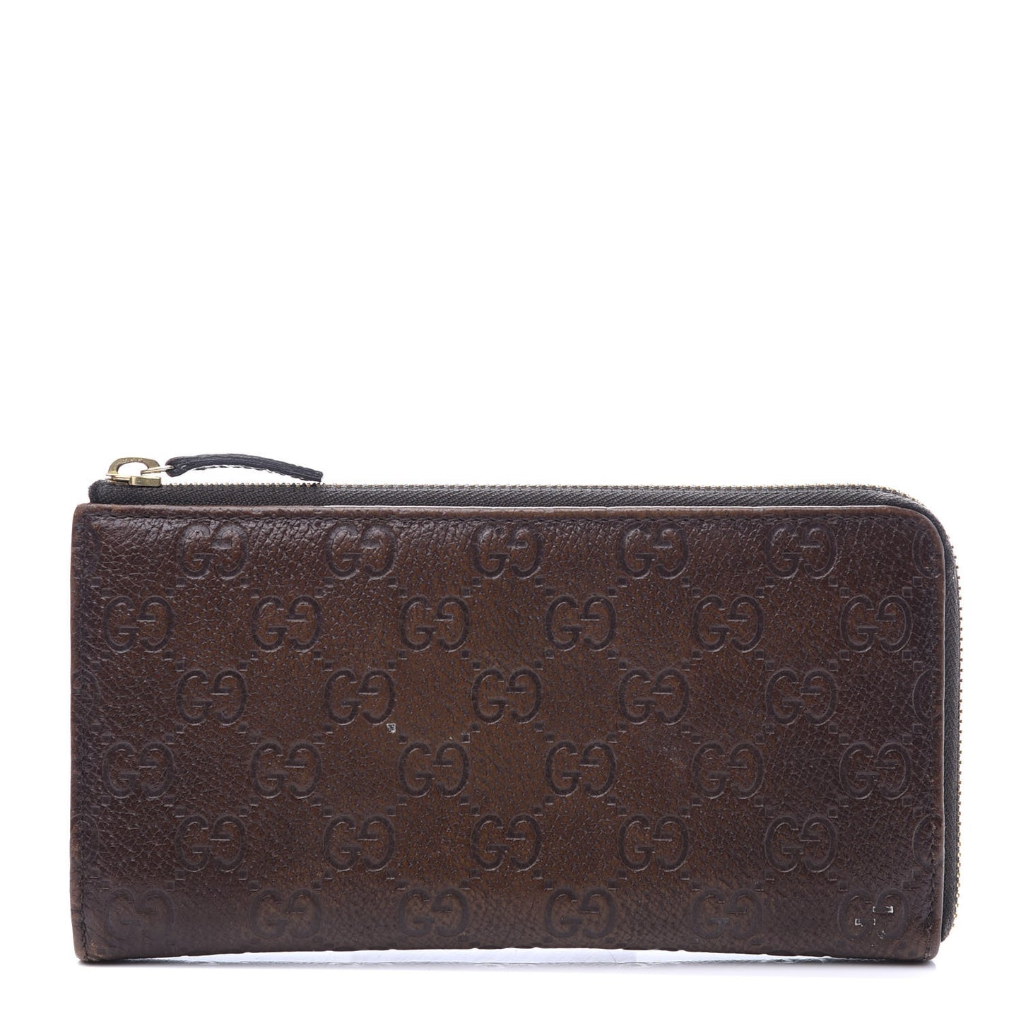 Guccissima Donna Long Wallet Chocolate
