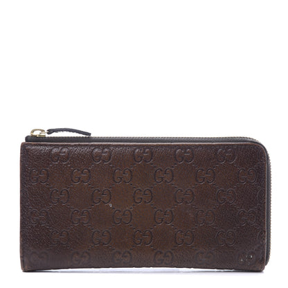 Gucci Guccissima Donna Long Wallet Chocolate 1 of 7