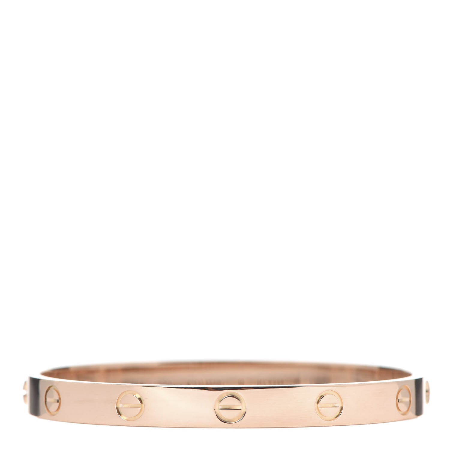 Cartier 18K Pink Gold LOVE Bracelet 17 3 of 7