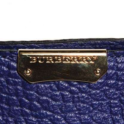 Burberry Heritage Grain Medium Woodbury Tote Blue 6 of 9