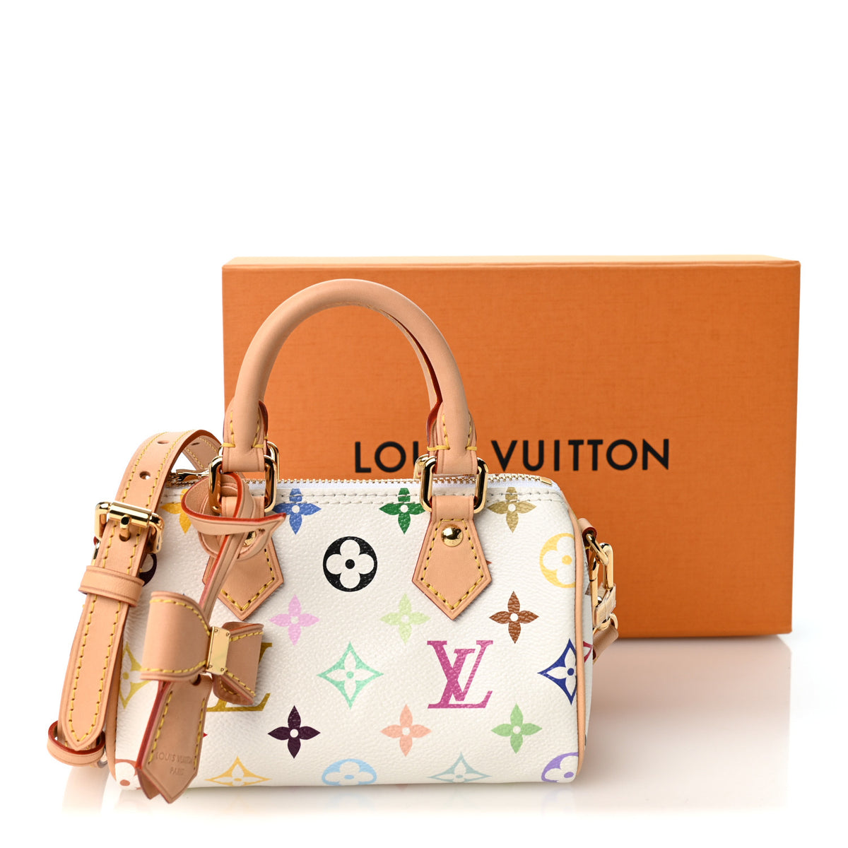 Louis Vuitton LV X TM Monogram Multicolor Nano Speedy White 10 of 10
