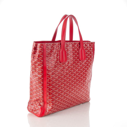 Goyard Goyardine Voltaire Tote Red 3 of 9
