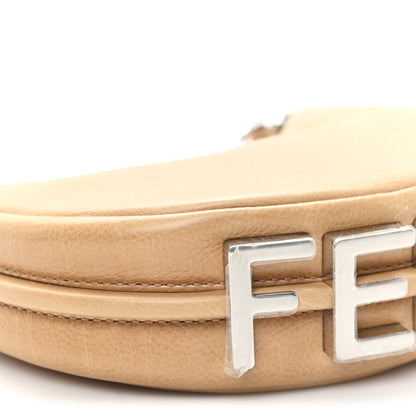 Fendi Vitello Grace Nano Fendigraphy Hobo Charm Miele Scuro 7 of 8