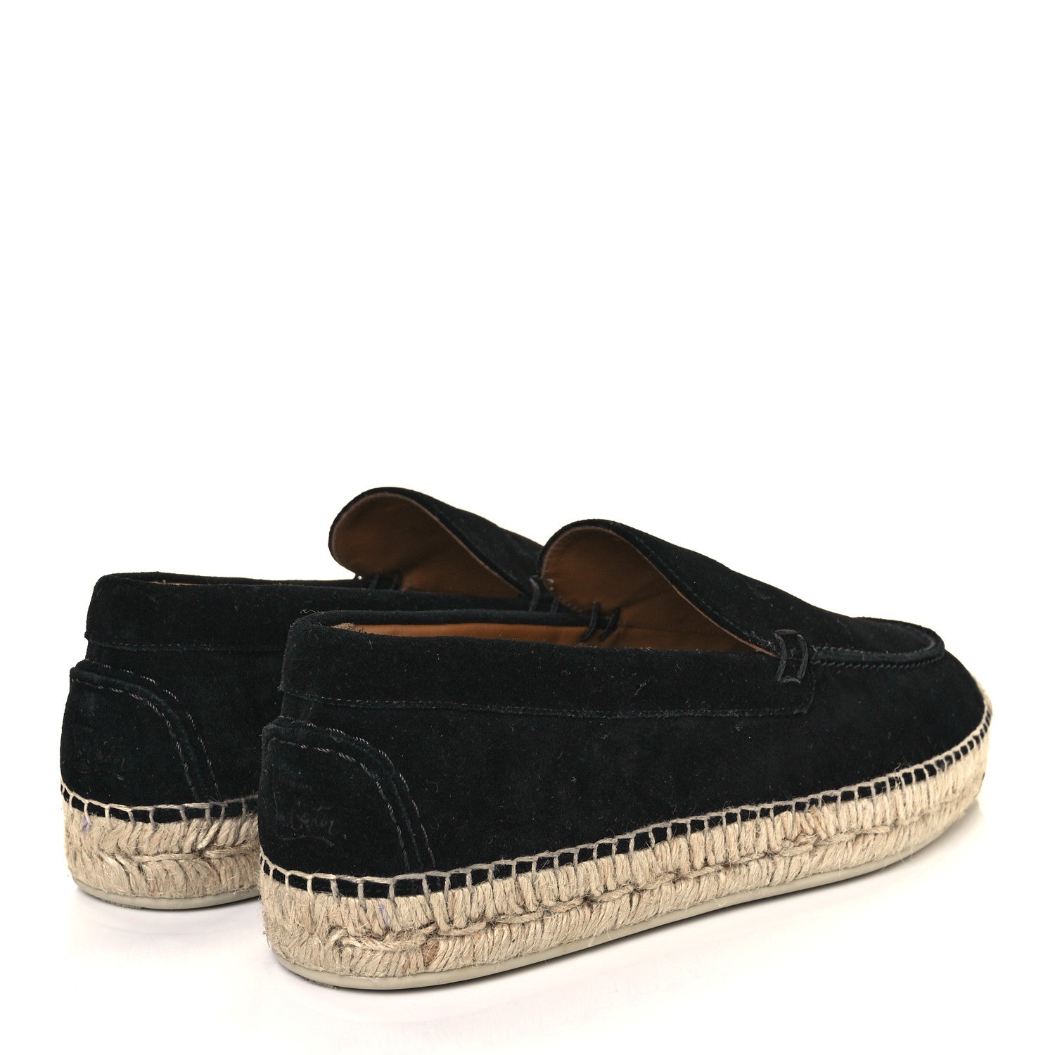 Christian Louboutin Veau Velours Mens Paquepapa Espadrilles 41 Black 4 of 8