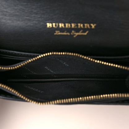 Burberry House Check Bridle Calfskin Small Madison Buckle Bag Tan 5 of 11