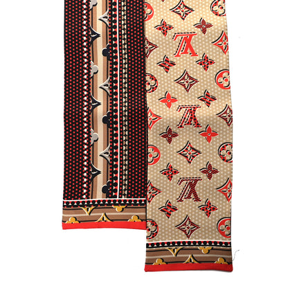 Louis Vuitton Silk Monogram Monodots Bandeau Beige 2 of 3