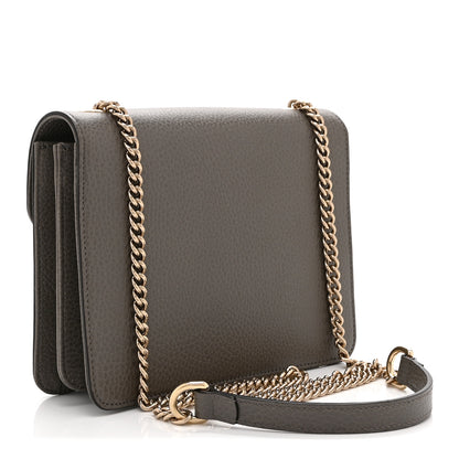 Gucci Dollar Calfskin Small Interlocking G Shoulder Bag Loess 3 of 11