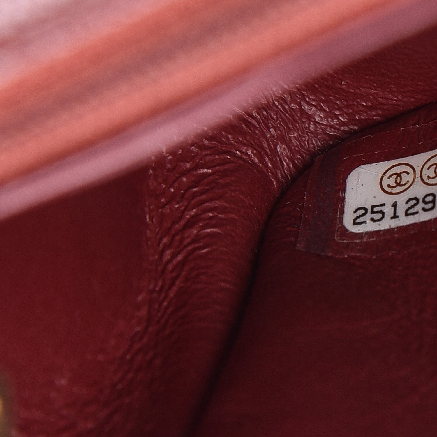 Chanel Caviar Quilted Mini Rectangular Flap Burgundy 7 of 8