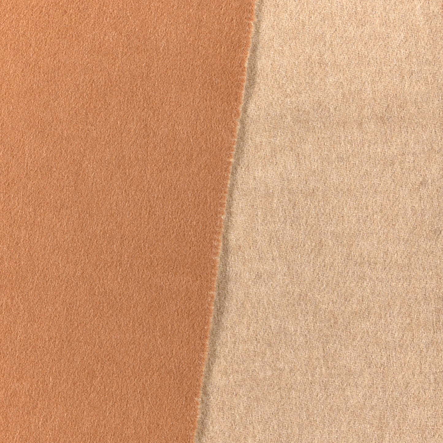 Cashmere Recto Verso Muffler Camel Beige