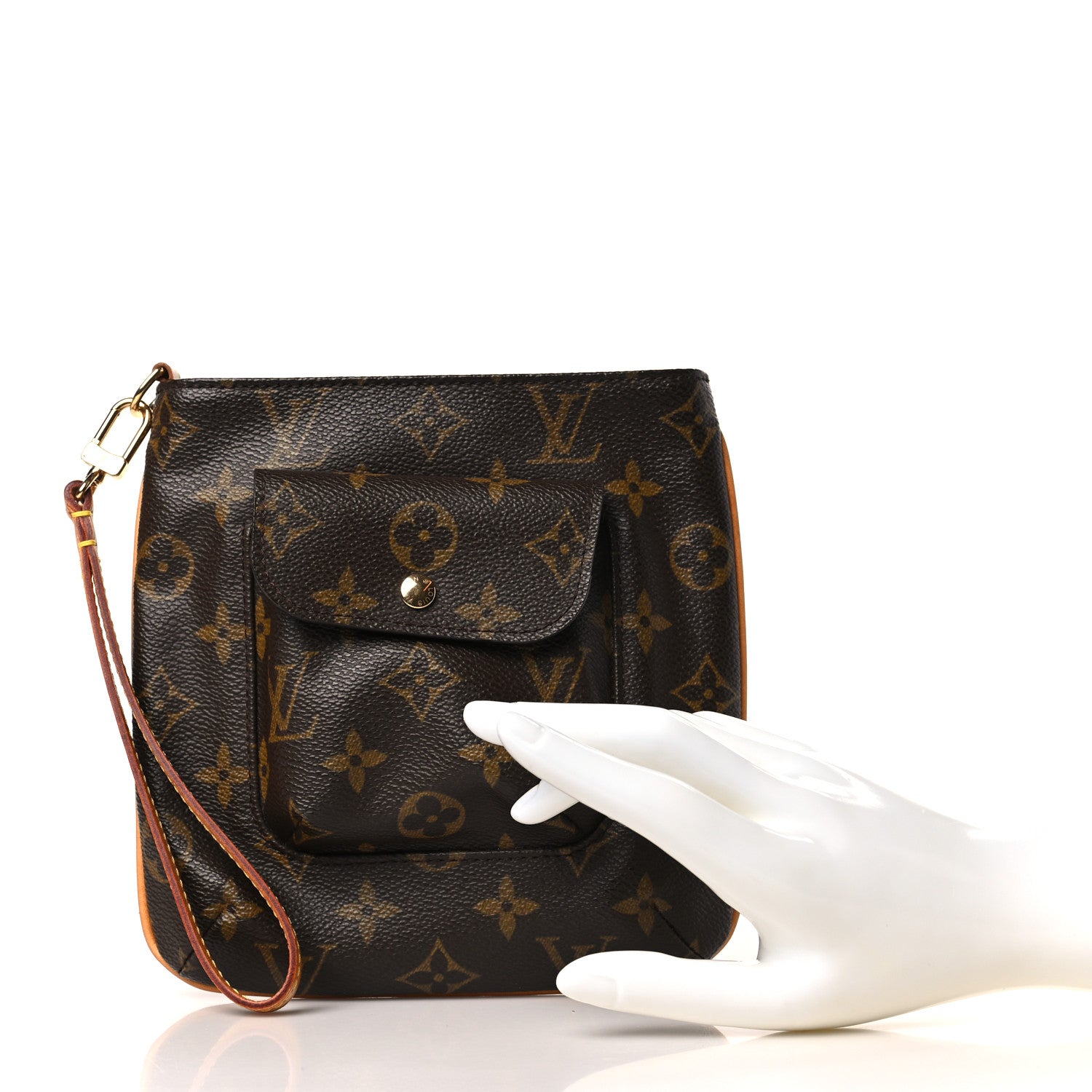 Louis Vuitton Monogram Partition Wristlet 2 of 8