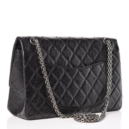 Chanel Aged Calfskin Quilted 2.55 Reissue 226 Flap Black 3 of 9