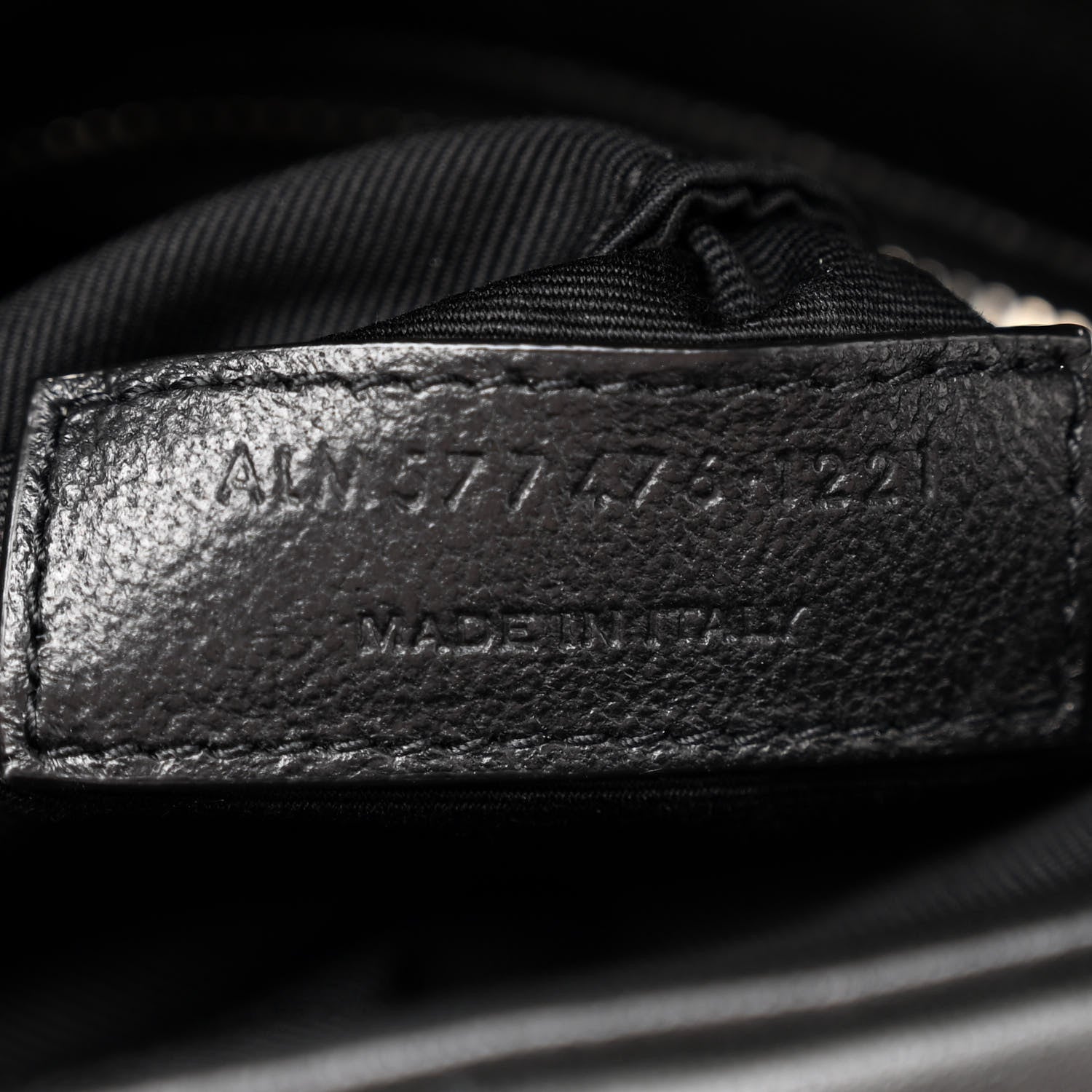 Saint Laurent Lambskin Quilted Toy Loulou Puffer Monogram Chain Satchel Black 7 of 11