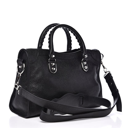 Balenciaga Chevre Silver Metallic Edge Hardware S City Black 2 of 9
