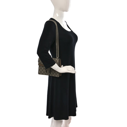 Gucci GG Supreme Monogram Mini Dionysus Shoulder Bag Taupe 2 of 9