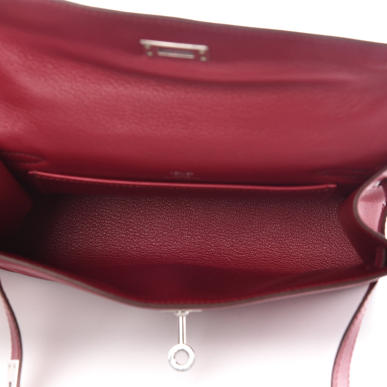 Hermes Swift Kelly Pochette Clutch Rubis 5 of 13