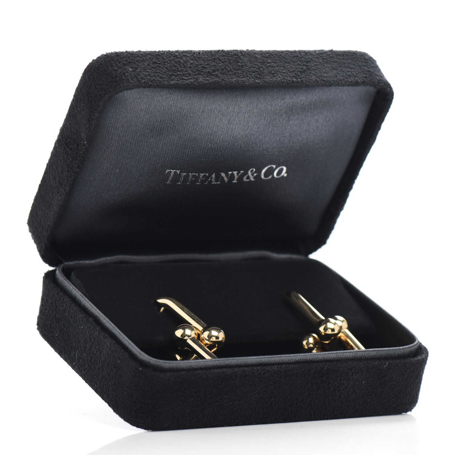 Tiffany 18K Yellow Gold Large HardWear Link Earrings 5 of 5