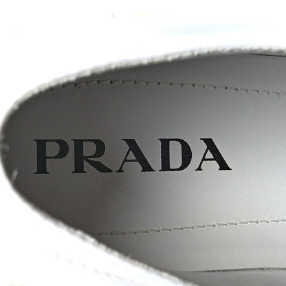 Prada Re-Nylon Gabardine Triangle Logo Double Wheel 50mm Sneakers 40 White 8 of 9