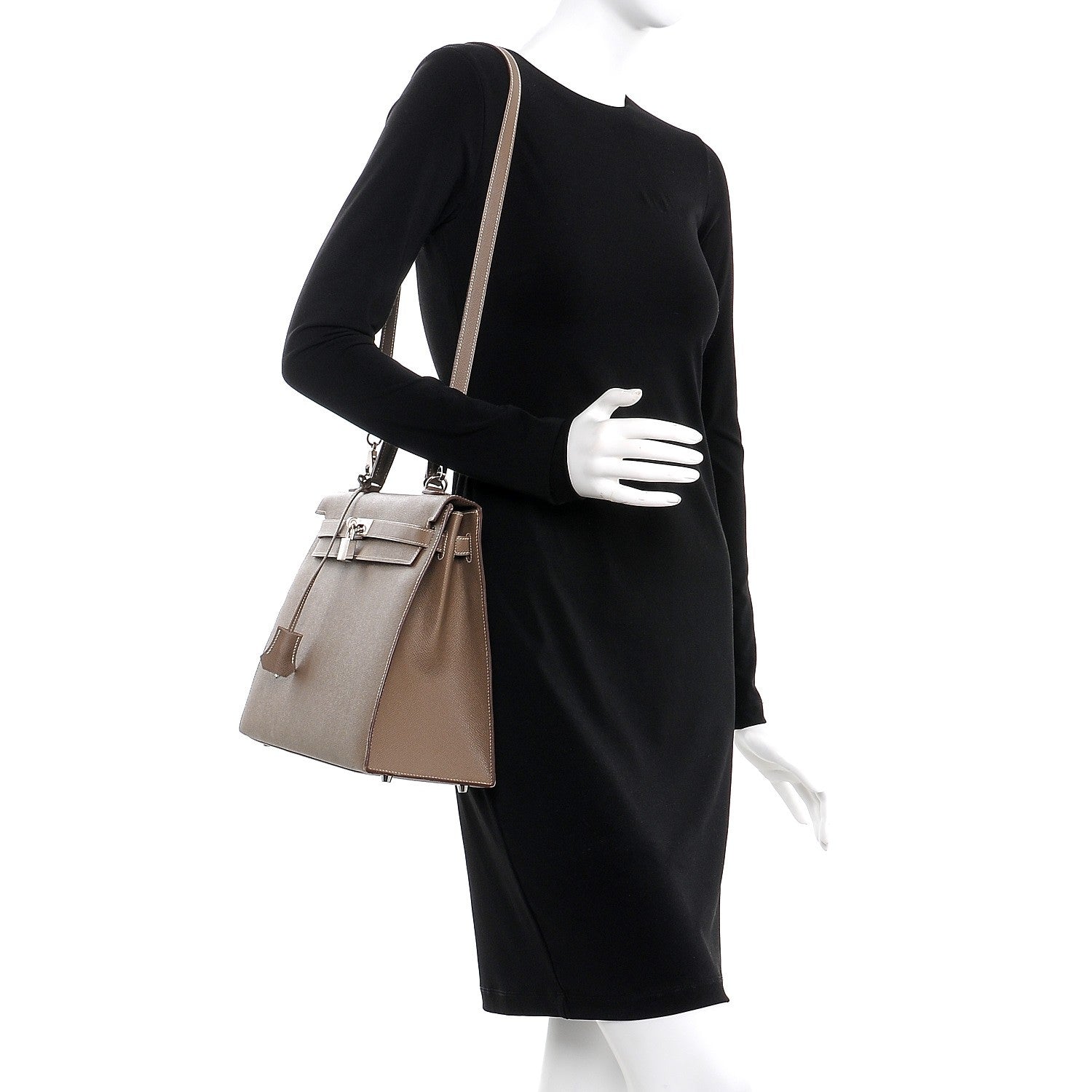 Hermes Epsom Kelly Sellier 35 Etoupe 2 of 34