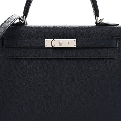 Hermes Epsom Kelly Sellier 28 Bleu Indigo 8 of 10
