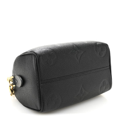 Louis Vuitton Empreinte Monogram Giant Speedy Bandouliere 20 Black 4 of 10