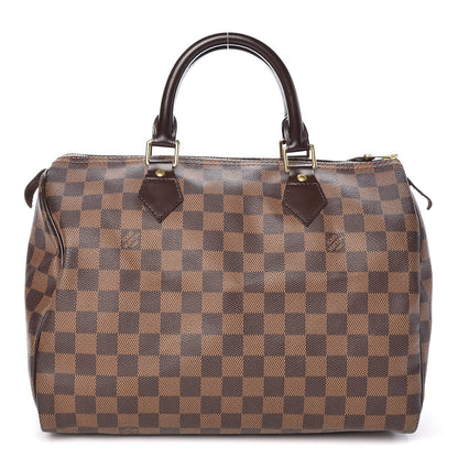 Louis Vuitton Damier Ebene Speedy 30 1 of 9