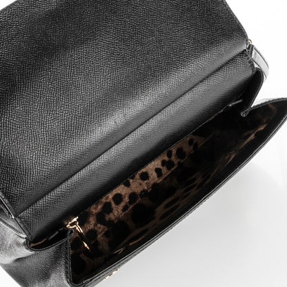 Dolce & Gabbana Dauphine Medium Miss Sicily Satchel Black 5 of 6