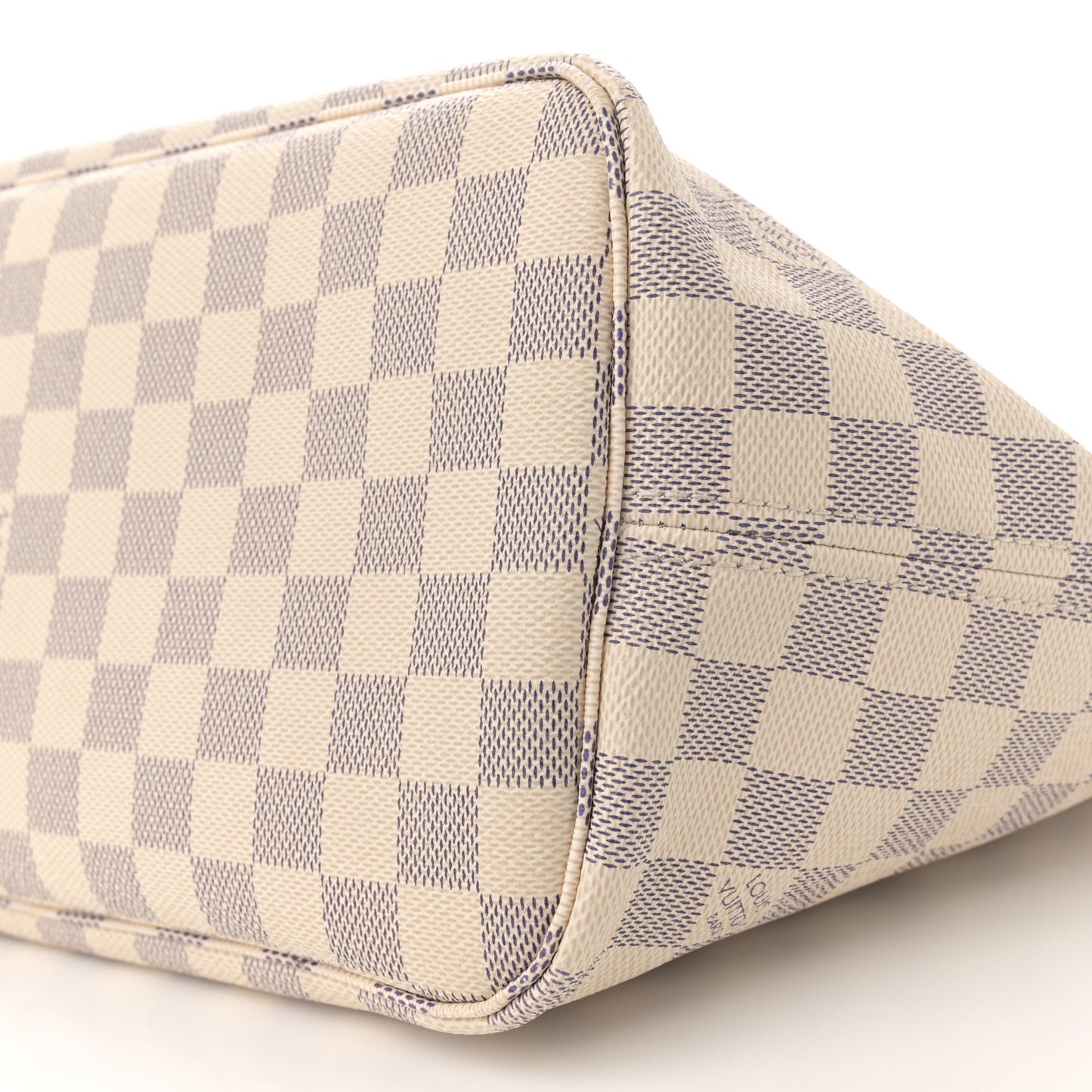 Damier Azur Neo Neverfull MM Rose Ballerine