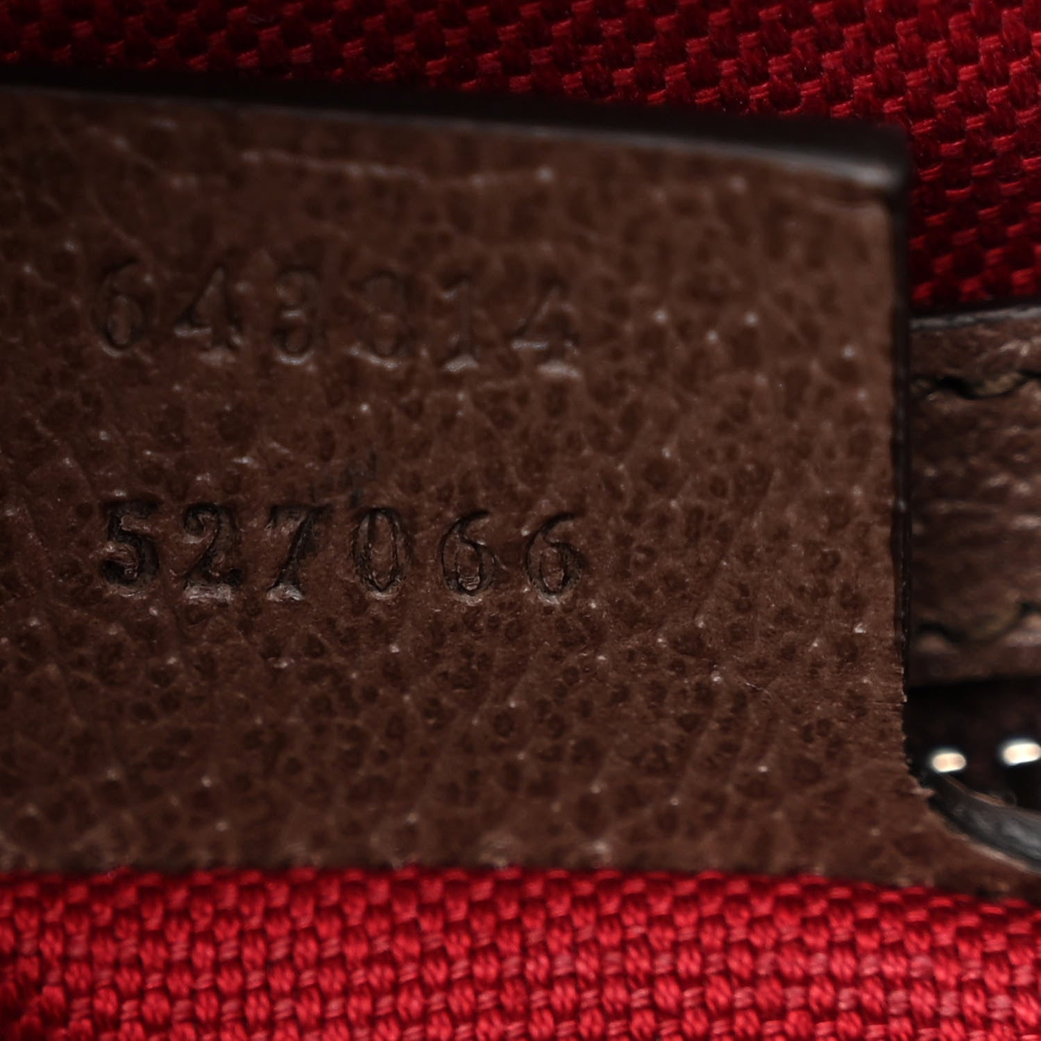 Gucci GG Supreme Monogram Textured Dollar Calfskin Small Detail Tote Beige Ebony New Acero 6 of 12