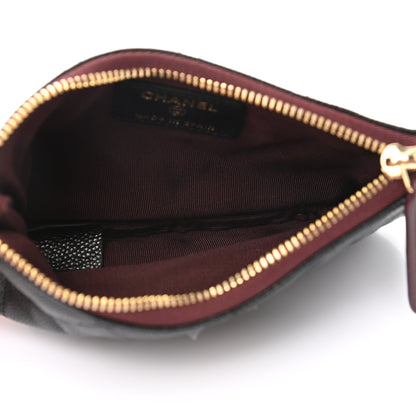 Chanel Caviar Quilted Small Cosmetic Case Black 5 of 7
