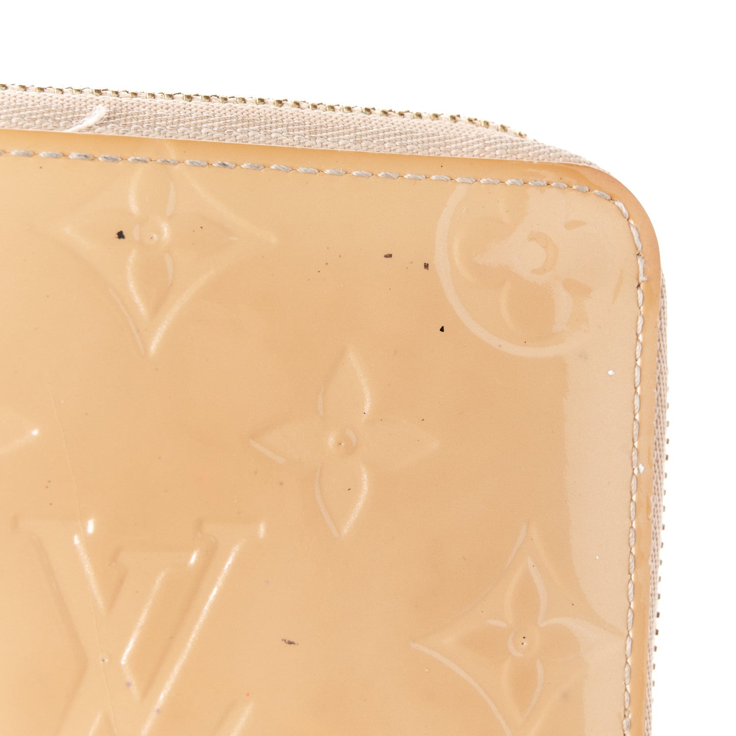 Louis Vuitton Vernis Zippy Coin Purse Wallet Noisette 9 of 10