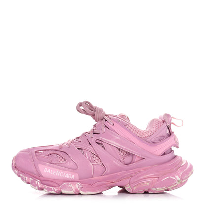 Balenciaga Mesh Nylon Womens Track Sneakers 39 Faded Pink 1 of 7