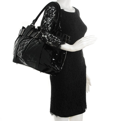 Burberry Patent Quilted Beaton Black 2 of 13
