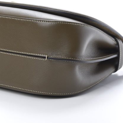 Mulberry Silky Calfskin Amberley Satchel Dark Palm 9 of 9