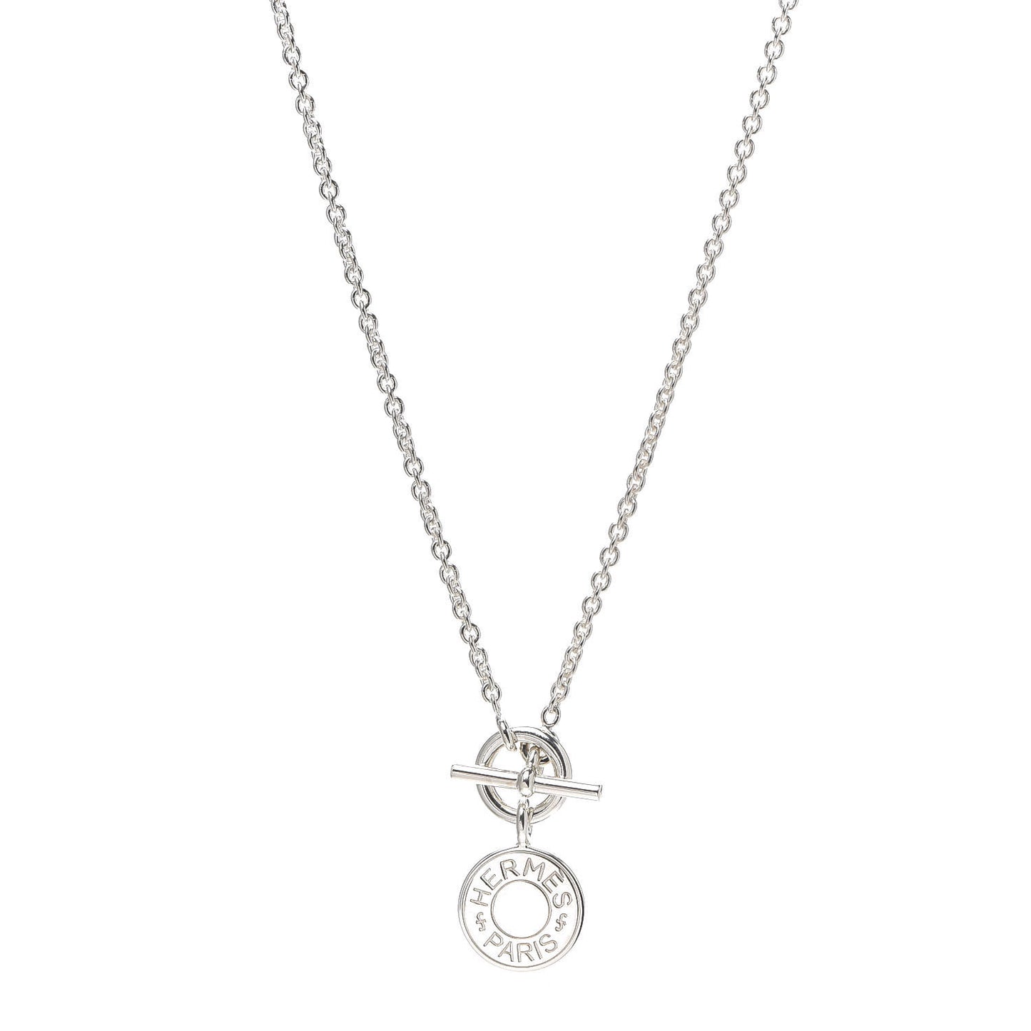 Sterling Silver Amulettes H Confettis Pendant Necklace