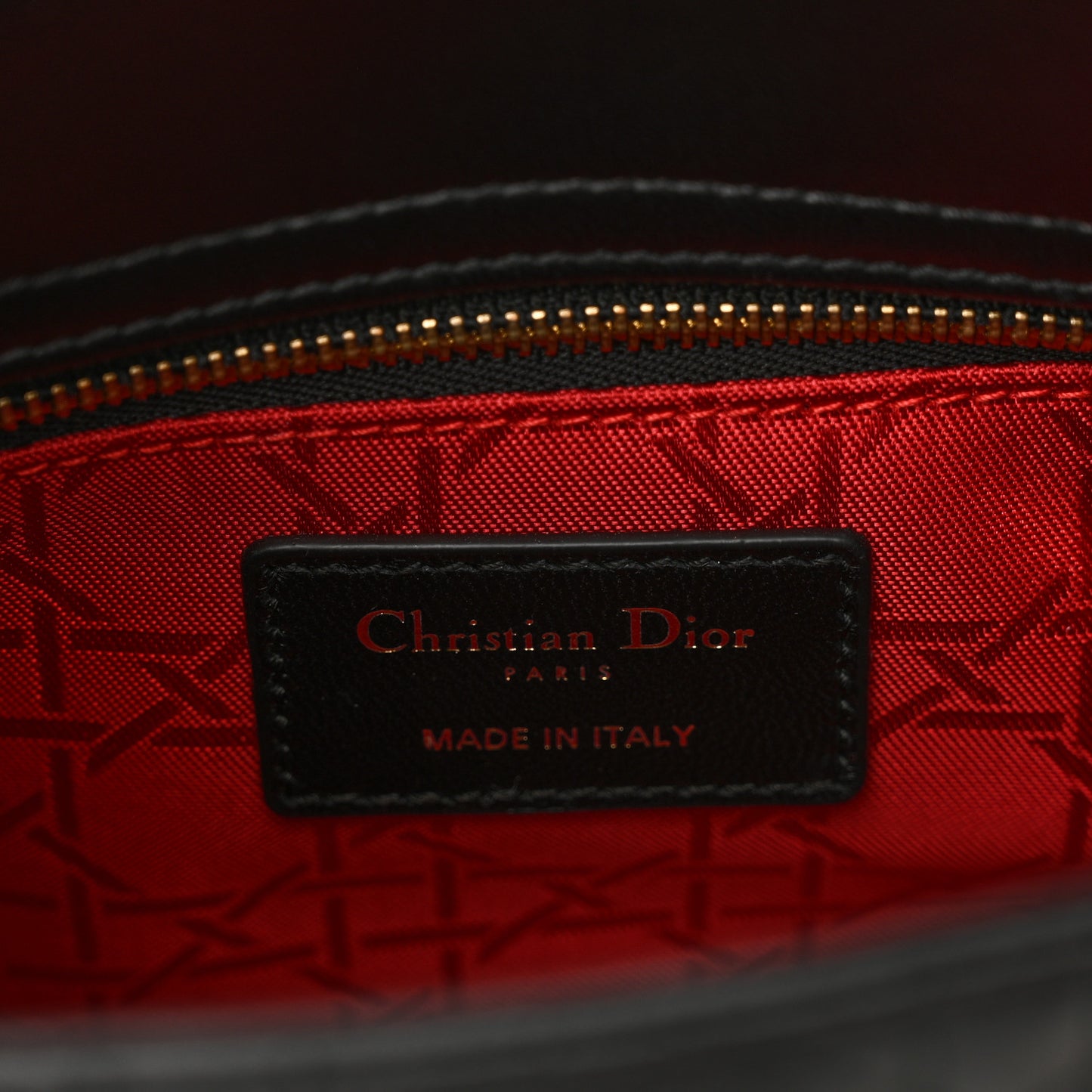 Lambskin Cannage Small My ABCDior Lady Dior Black