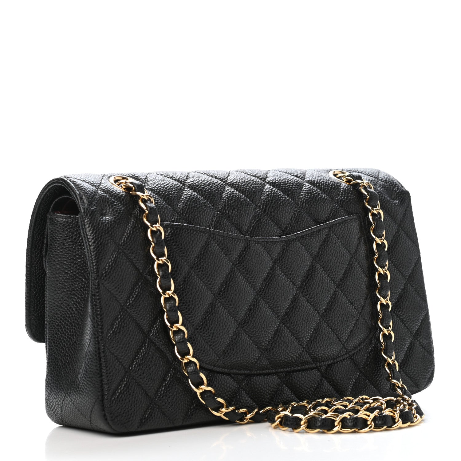 Chanel Caviar Quilted Medium Double Flap Black 2 of 4