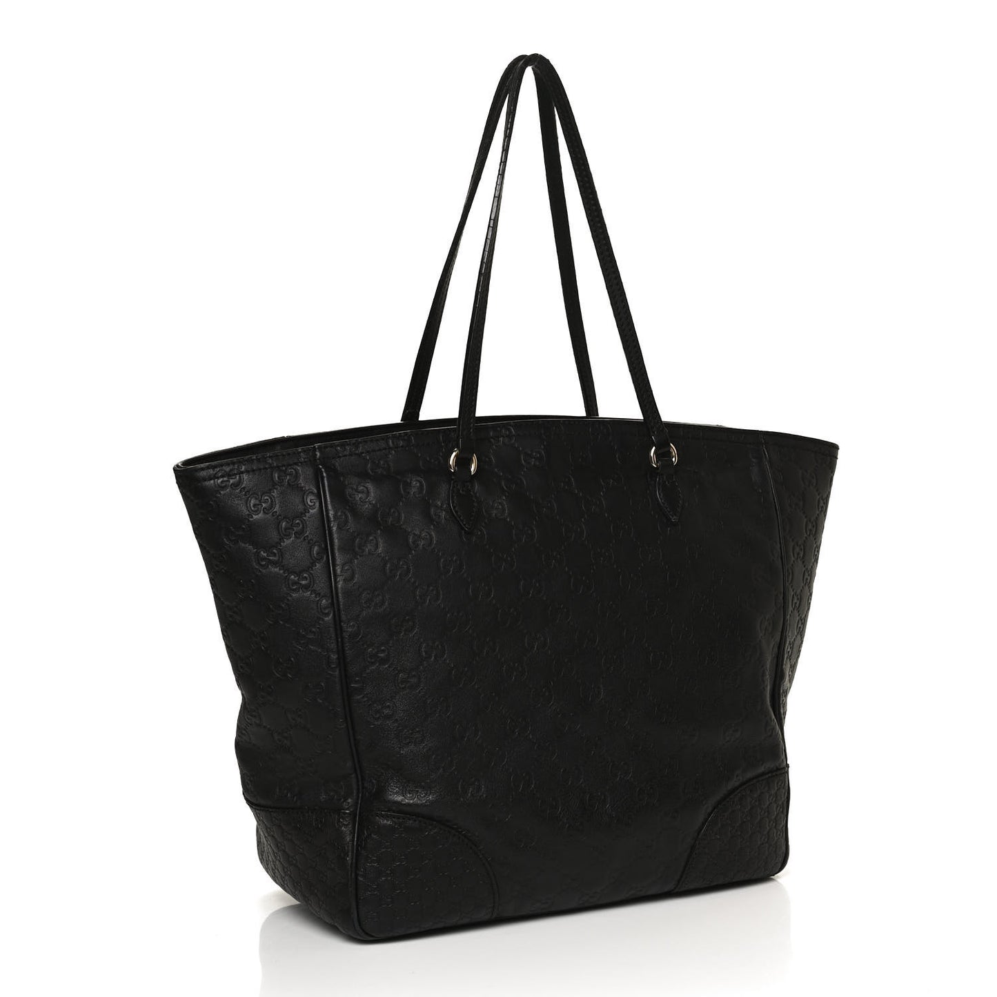 Guccissima Medium Bree Zippered Tote Black