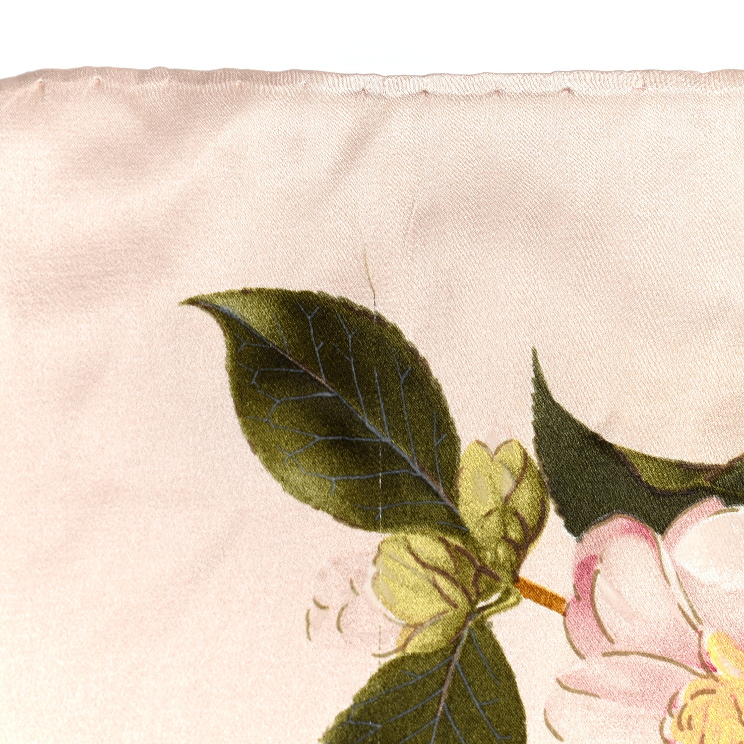 Chanel Silk CC Logo Camellia Scarf 5 of 8