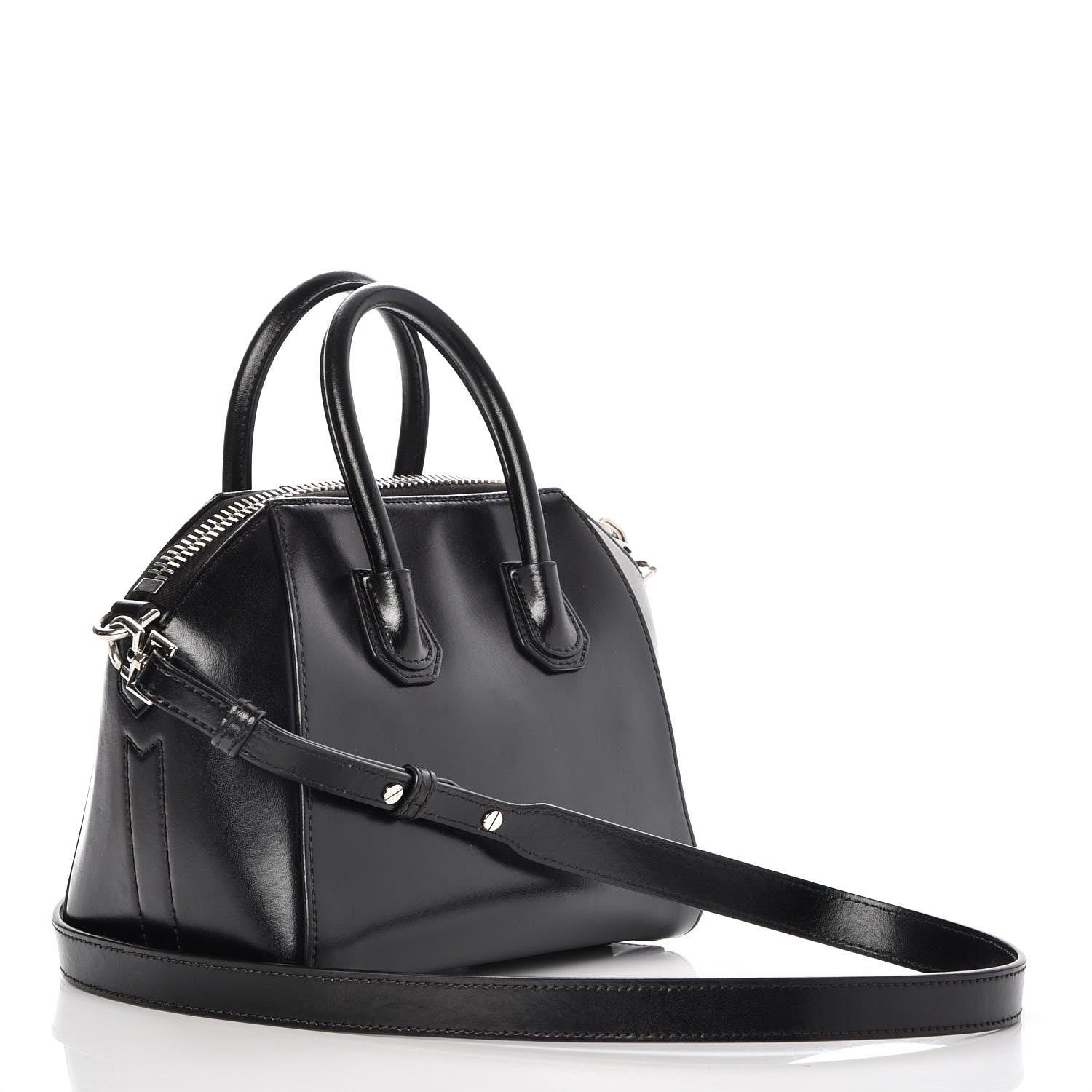 Givenchy Shiny Lord Calfskin Mini Antigona Black 4 of 8
