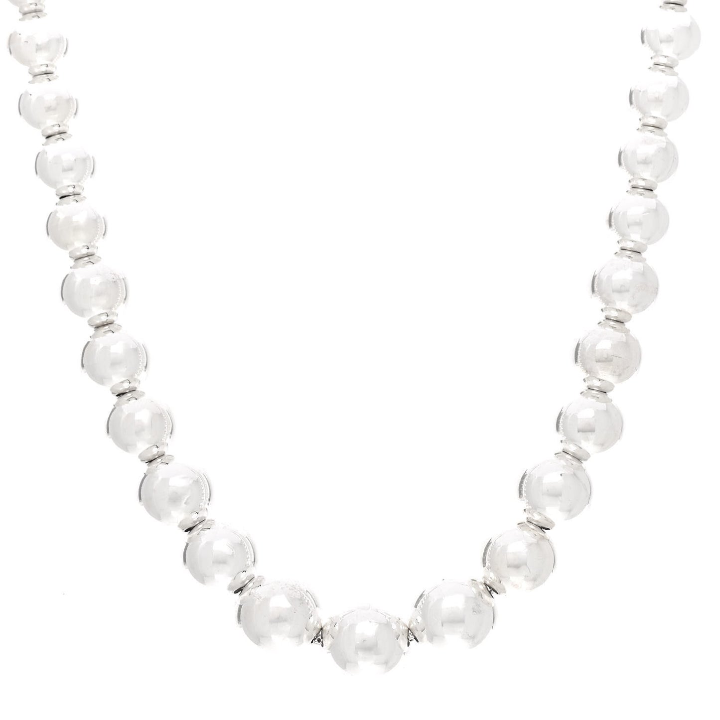 Sterling Silver HardWear Graduated Ball Necklace