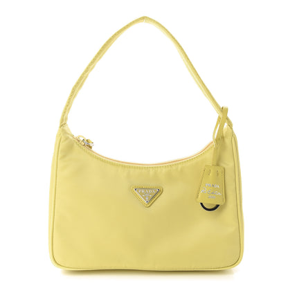 Prada Tessuto Nylon Saffiano Mini Re-Edition 2000 Bag Ananas 1 of 11