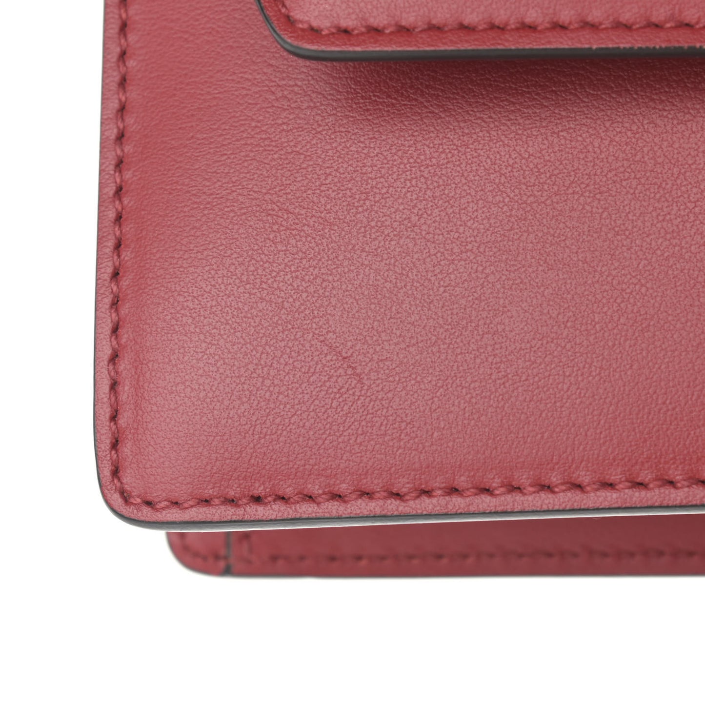 Saffiano City Calfskin Studded Large Elektra Shoulder Bag Fuoco Black