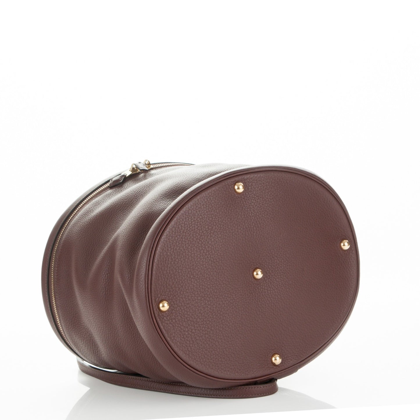 Taurillon Clemence Intercity Victoria Travel Cosmetic Case Havane