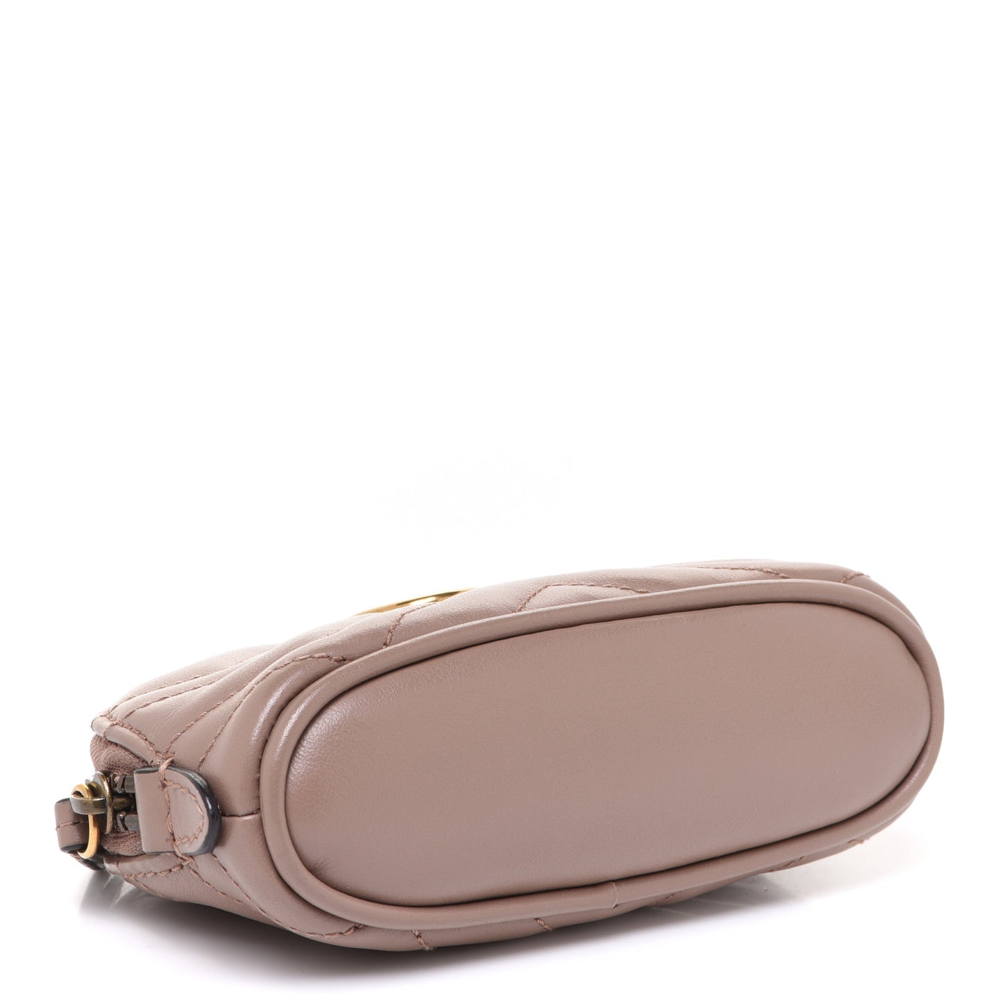 Calfskin Matelasse GG Marmont Key Pouch Porcelain Rose