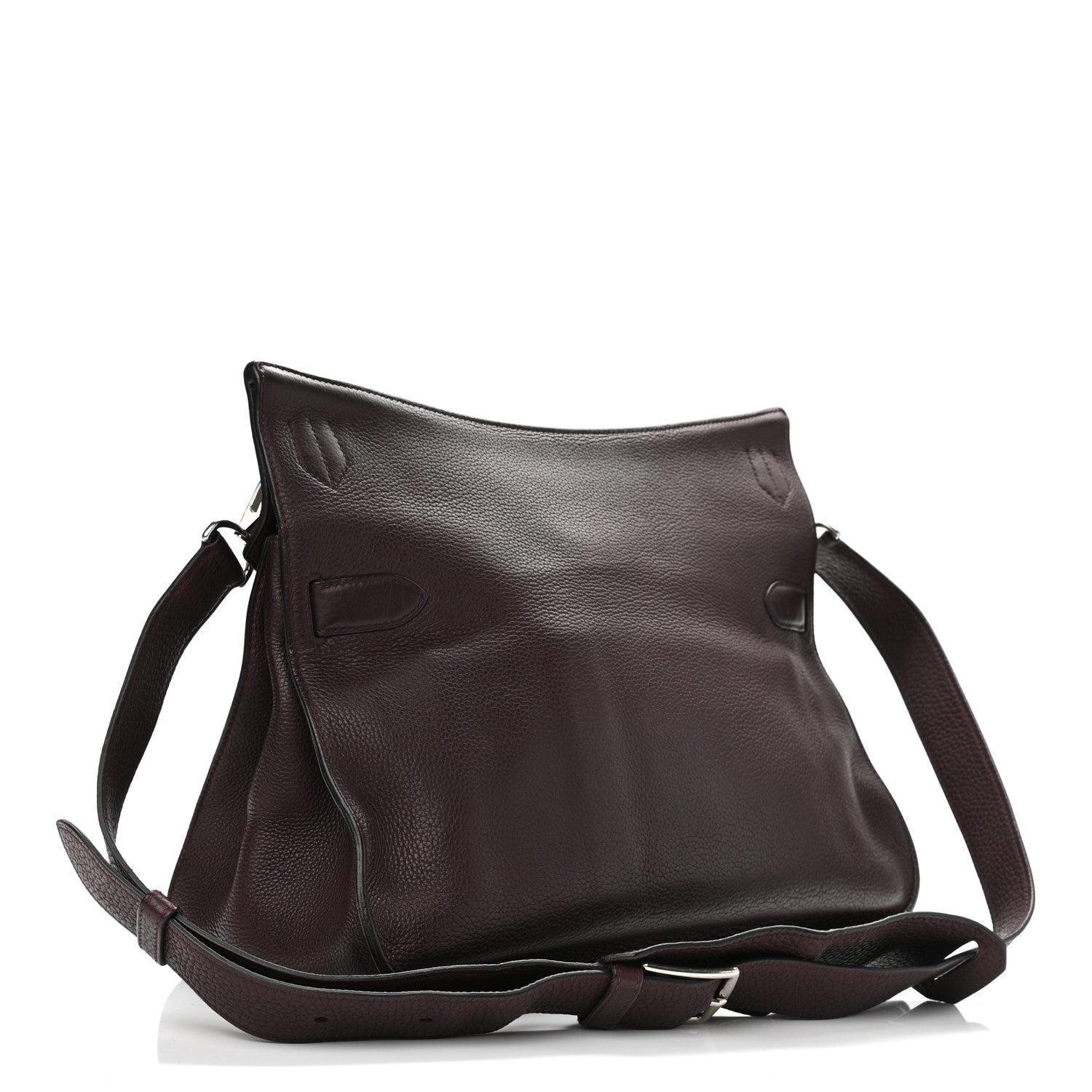 Hermes Taurillon Clemence Jypsiere 34 Prune 3 of 13
