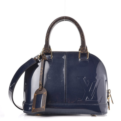 Louis Vuitton Patent Monogram Alma BB Marine 1 of 7