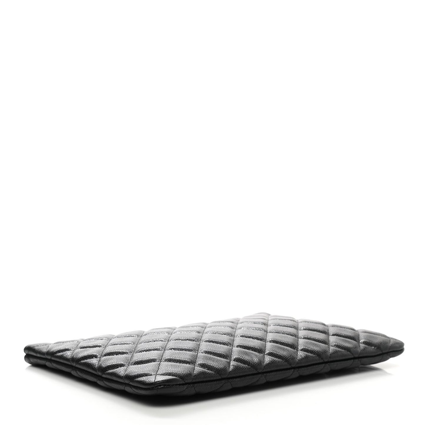 Caviar Quilted Medium Cosmetic Case Black